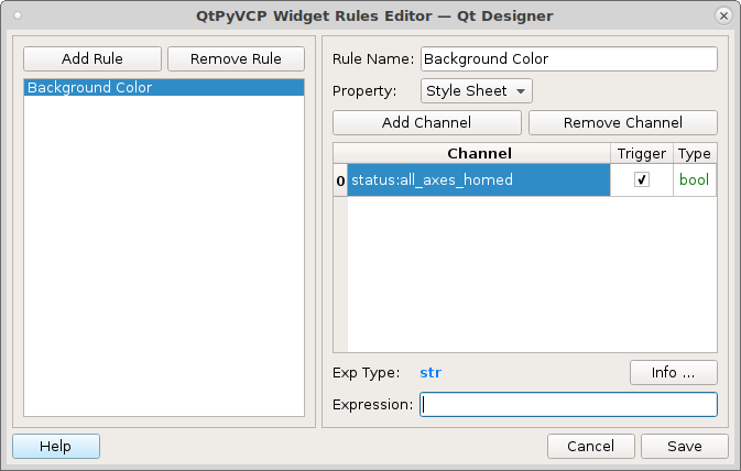 QtPyVCP sẽ giúp bạn quản lý các Widget cực kì linh hoạt và tiện dụng. Để hiểu rõ hơn về cách hoạt động của QtPyVCP, hãy xem hình ảnh liên quan để tìm hiểu về Widget Rules.